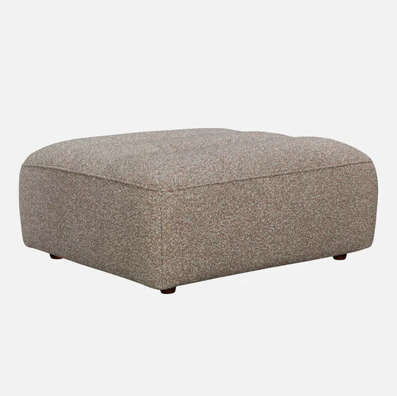 NED Collections Grace Ottoman - Fawn Cloud image number 1